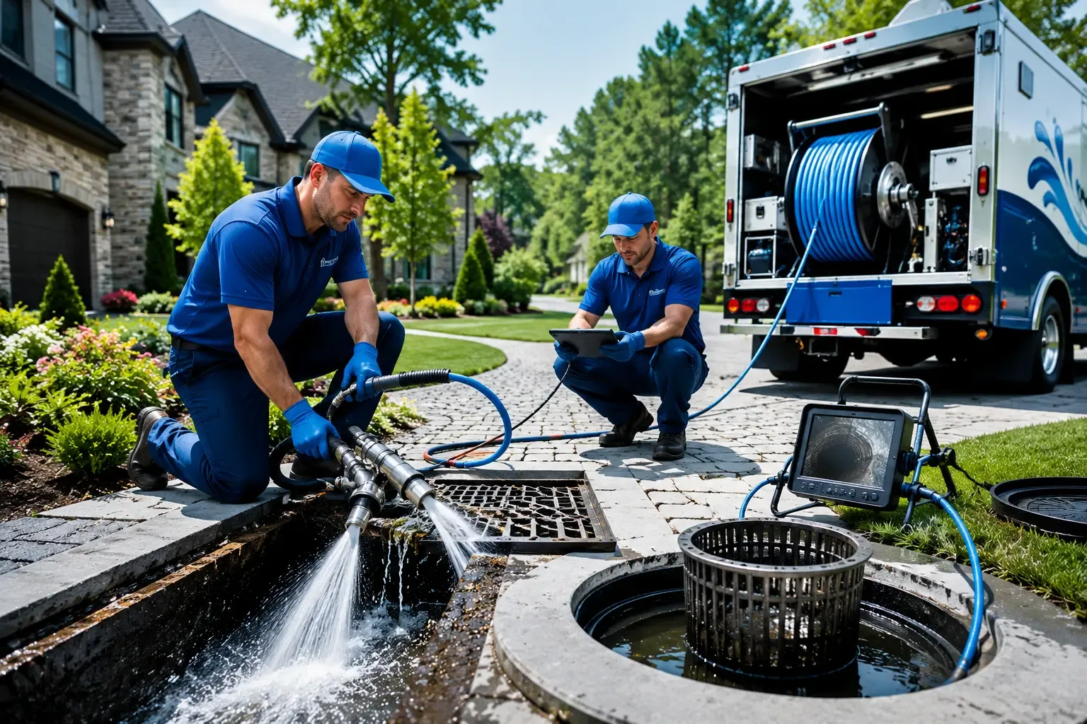 Local outdoor drain cleaning professionals in Telferner, TX